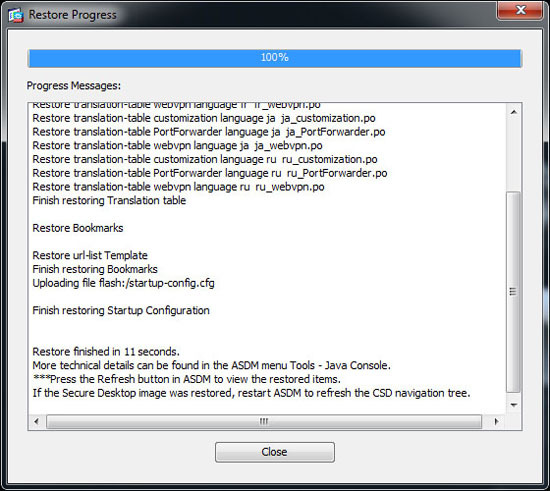 asdm restore asa