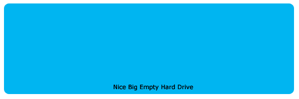 blank hard drive