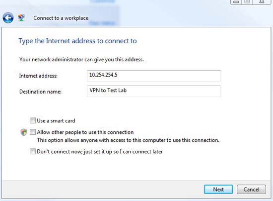 windows 7 vpn