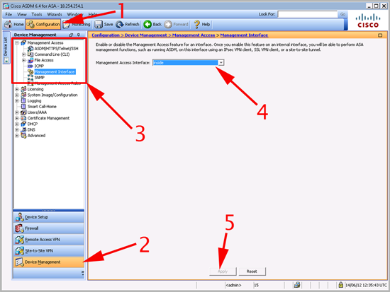 ASA Enable SSH Access
