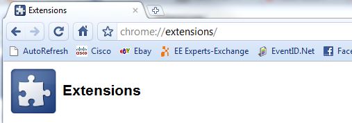 Extensions - Chrome