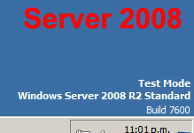 test mode server 2008