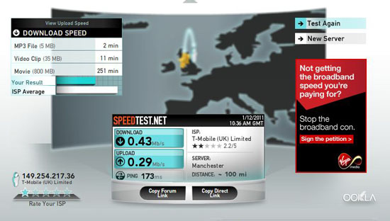 usb speedtest