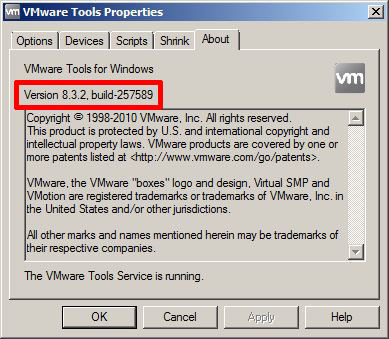 vmware tools service