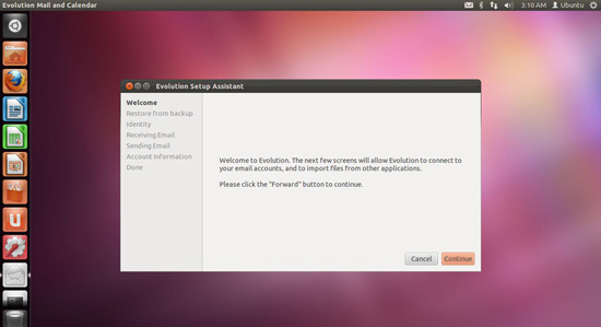 Ubuntu Evolution