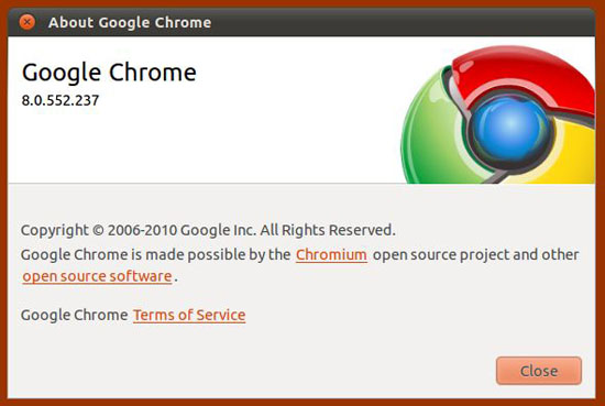 chrome version