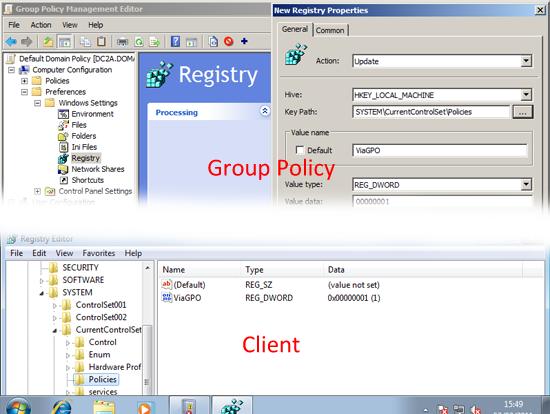 Deploy Registry Key via GPO