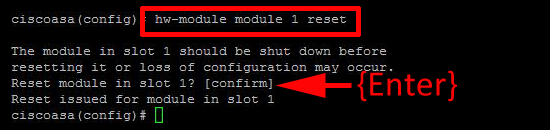 restart csc module