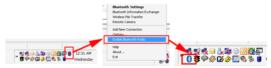 enable bluetooth