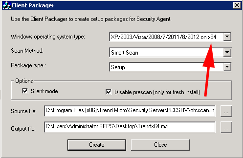 Trend Client Packager x64