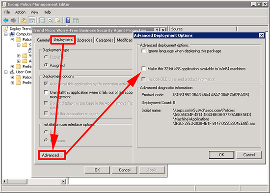 Stop x32 package deploying to x64 bit 