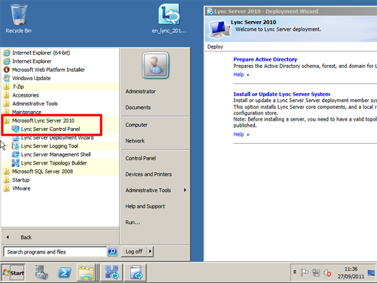 Lync Server Control Panel