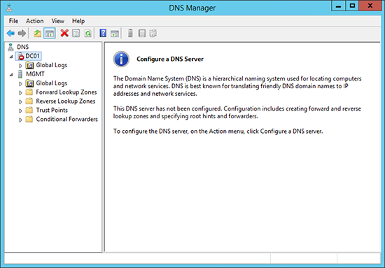 cannot conenct to 2008 DNS Server