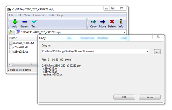 Extract Draytek Firmware