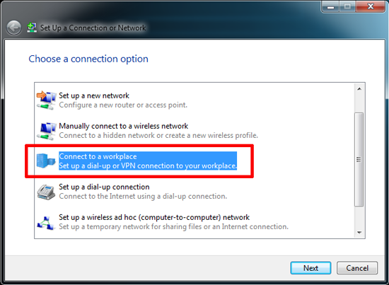 Windows VPN Setup