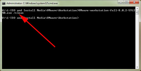 manually remove vmware workstation