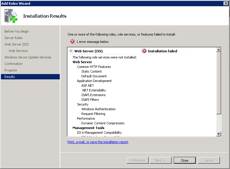 Wsus The Server Is Failing To Updates