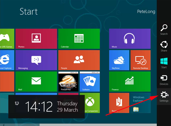 Windows 8 Settings