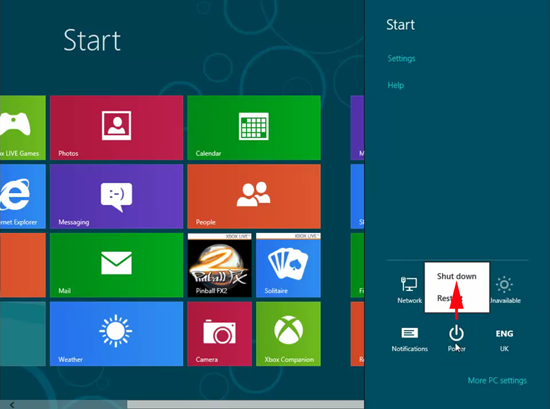 Windows 8 Settings