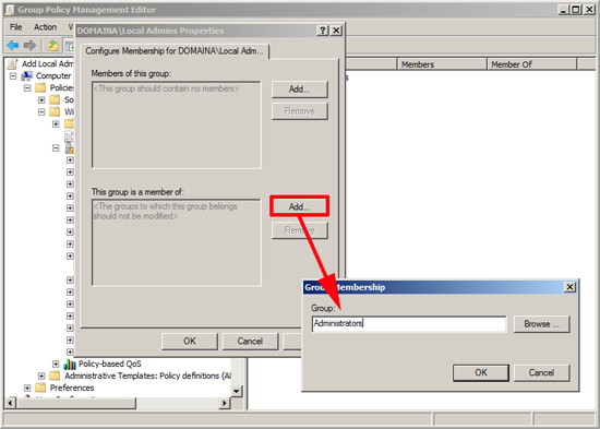 Add Domain Group To Local Group