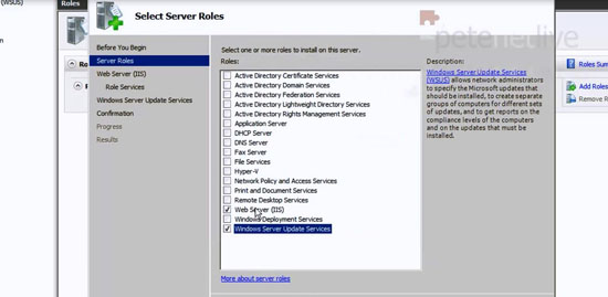 Add WSUS Role