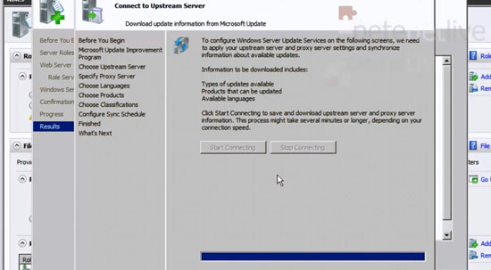 WSUS Connecting to Microsoft