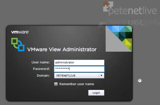 VMware View Administrator