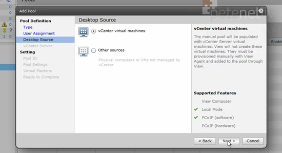 VMware View Desktop Source