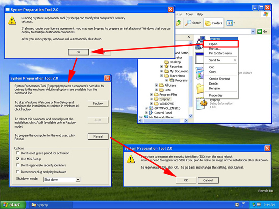 sysprep reseal