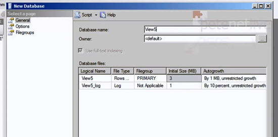 VMware View Database Name