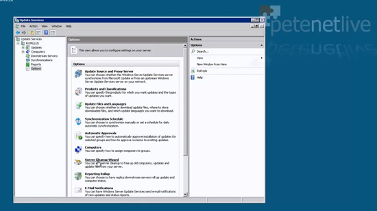 WSUS Server Cleanup Wizard