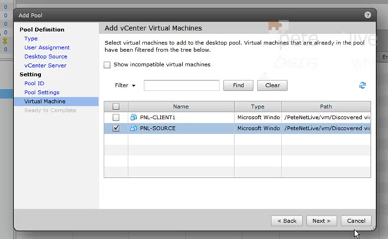 VMware Kiosk Source VM