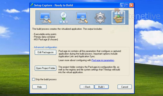 Thinapp build