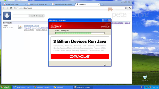 Install Google Chrome and Java