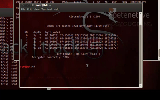 Crack WEP Key