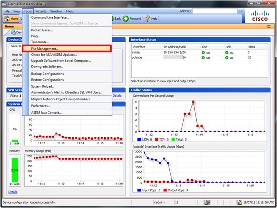 ASDM File Management