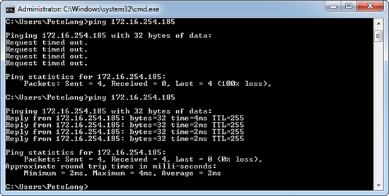 Can Ping GNS3 Device