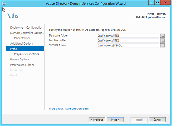 Active Directory Locations