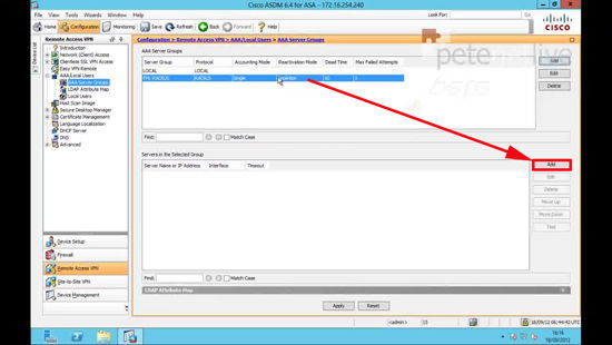 Add AAA Server