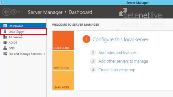 2012 Server Manager