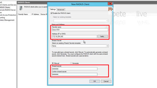 2012 RADIUS Shared Secret