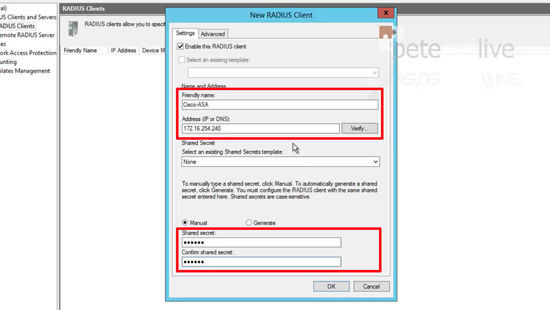 2012 RADIUS Shared Secret