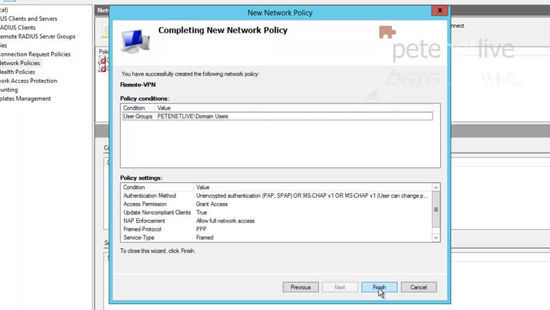 Completing Network Policy