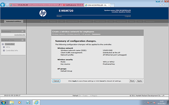 MSM720 WPA Key