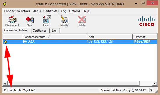 Cisco VPN Client Software working on Windows 8