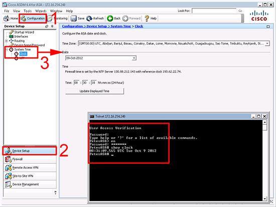 Cisco ASA Time Settings