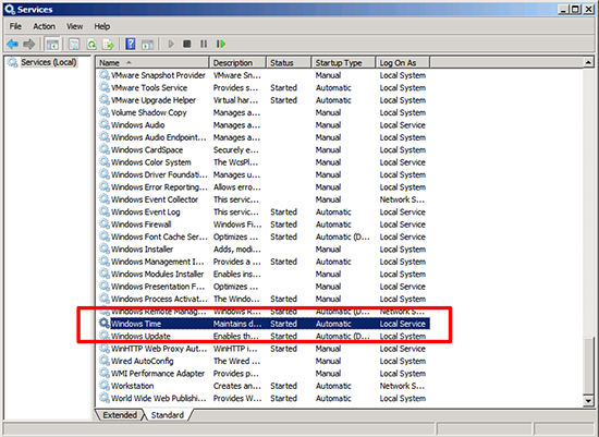 Windows Time Service