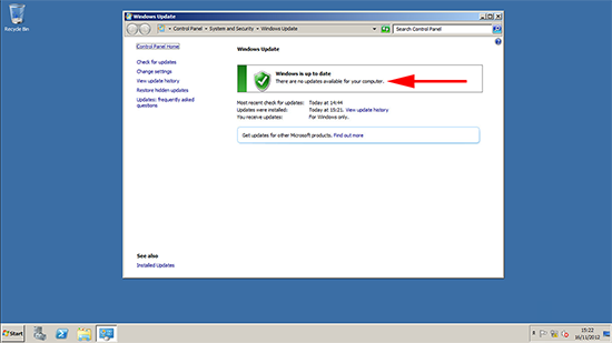 Windows Server 2008 R2 Windows Updates