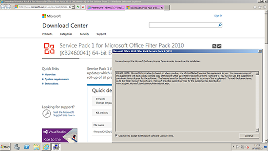 Microsoft Office 2010 Filter Pack SP1 64 bit 