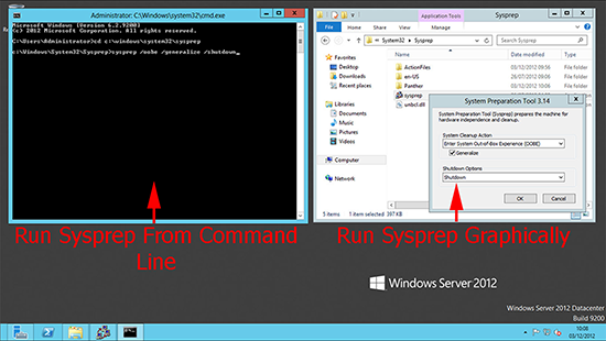 Server 2012 sysprep